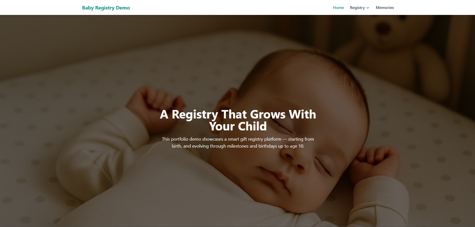 Baby Registry Preview